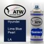 Preview: Hyundai, Lima Blue Pearl, LA: 400ml Sprühdose, von ATW Autoteile West.